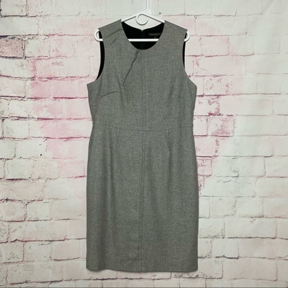 Banana Republic Gray Sleeveless Dress